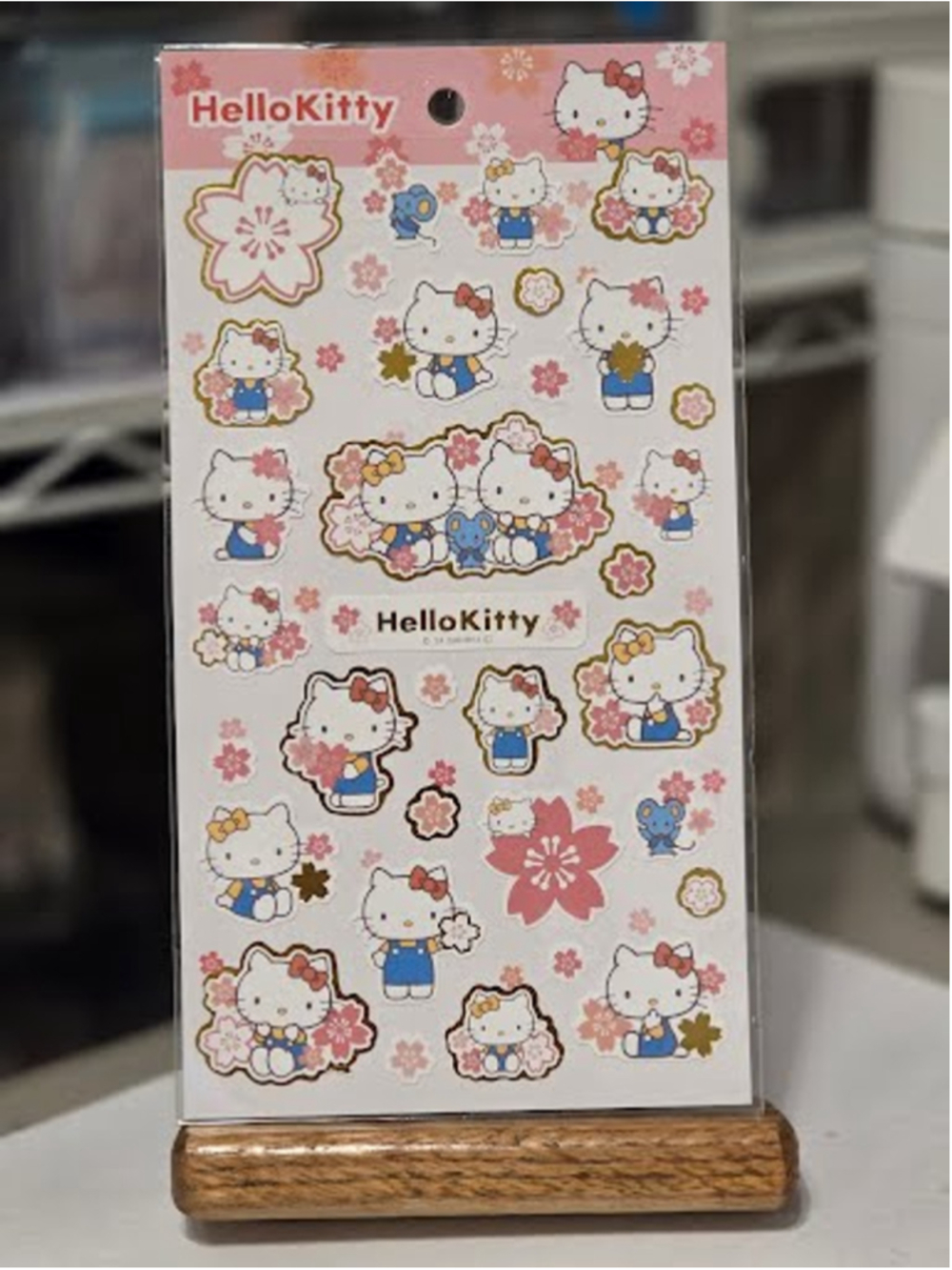 #HK-2162 Sanrio Hello Kitty Foil Outlined Sticker Sheet